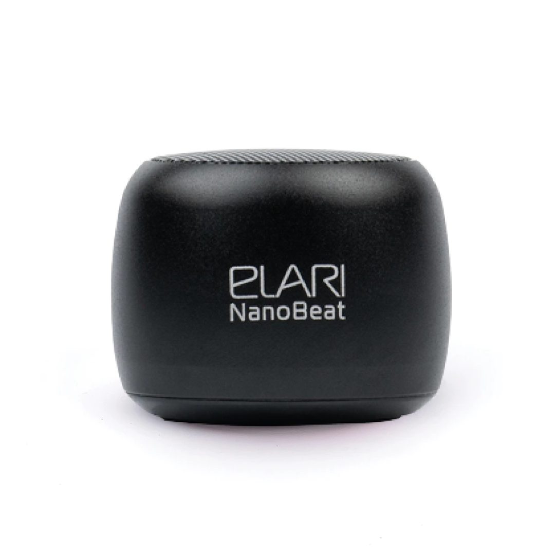 Elari NanoBeat - Mini Altavoz Bluetooth Potente Inalámbrico, con Micrófono,  Carcasa Metálica Robusta, Luz LED, 5 Horas de Reproducción, Se Pueden Unir